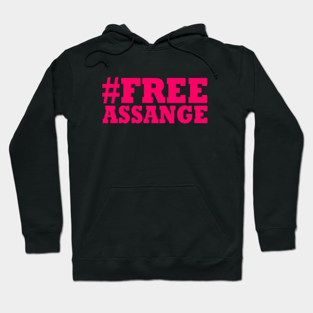 free assange Hoodie by Milaino